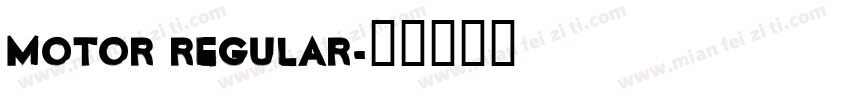 MOTOR Regular字体转换